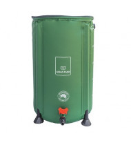 Aqua Tank 400 Litre - Hydroponics Flexible Water Storage Rain Barrel Nutrient Tank Aqua Tank 400 Litre - Hydroponics Flexible Water Storage Rain Barrel Nutrient Tank