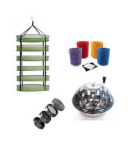 16" Inch Leaf Bud Trimmer + 4x19L Bubble Bags + Herb Dry Rack 6 Tier 60 cm + Grinder 16" Inch Leaf Bud Trimmer + 4x19L Bubble Bags + Herb Dry Rack 6 Tier 60 cm + Grinder