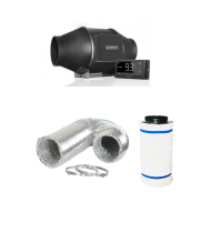 Ac Infinty Fan 100mm |Carbon filter 100X300|Ducting 100X5m clamps Ac Infinty Fan 100mm |Carbon filter 100X300|Ducting 100X5m clamps