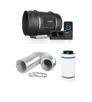 AC INFINITY Fan 200mm |Carbon filter 200X600|Ducting 200X5m clamps AC INFINITY Fan 200mm |Carbon filter 200X600|Ducting 200X5m clamps