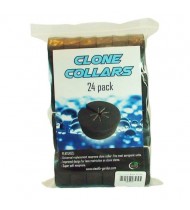 Black Clone Collars For Turboklone 24 Pack | For Aeroponic Propagation Systems Black Clone Collars For Turboklone 24 Pack | For Aeroponic Propagation Systems