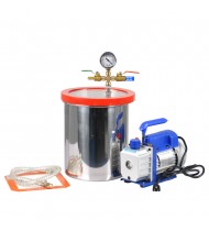3 Gal Stainless Steel Vacuum Degassing Chamber 3 Gal Stainless Steel Vacuum Degassing Chamber