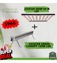 Ozistar BT 480W Full-Coverage LED Grow Pack