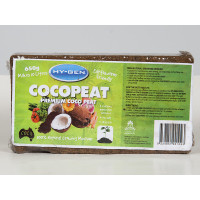 Hy-Gen Coco Compressed Blocks - 650Gm /10L | Coconut Fiber Husk | Potting Mix