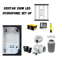 Ozistar 330W Led Hydroponic Set up