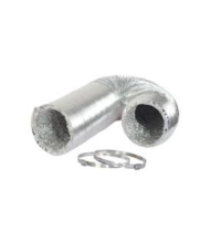 Ozistar Ducting 100mmX5m + 2 Clamps 4inch Ozistar Ducting 100mmX5m + 2 Clamps 4inch