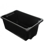 Black Solid Tub 52L | 61X41X29cm | Nutrient Reservoir Black Solid Tub 52L | 61X41X29cm | Nutrient Reservoir