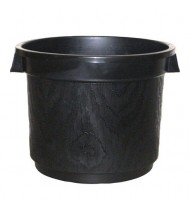 Black Round Solid Pot 15L | With Handles | 300mm Black Round Solid Pot 15L | With Handles | 300mm
